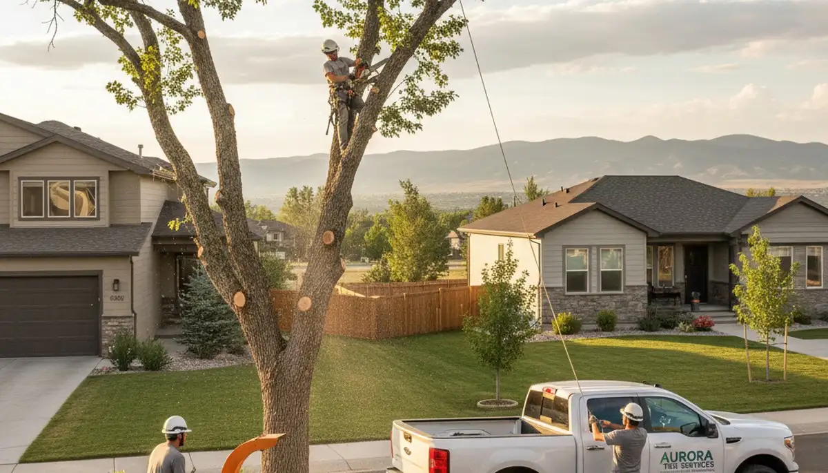 Professional tree removal service in Littleton, CO by certified arborists