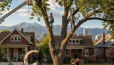 Professional tree removal service in Littleton, CO by certified arborists