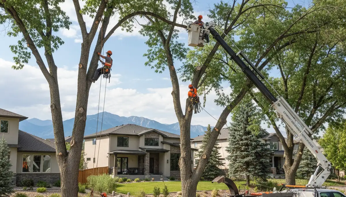 Professional tree removal service in Littleton, CO by certified arborists