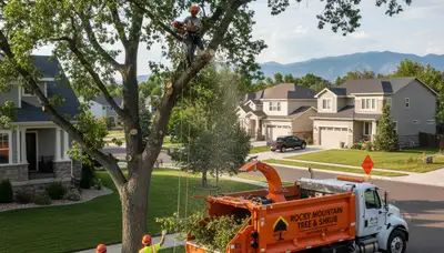 Professional tree removal service in Littleton, CO by certified arborists